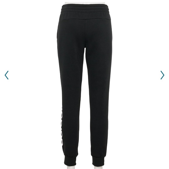 Women's adidas Linear Logo Fleece Sweatpants - Picture 3 of 4